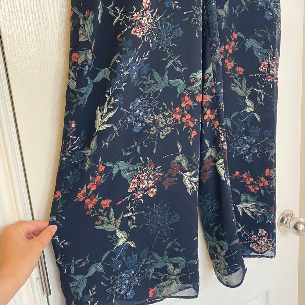Garden Heirloom Floral Wide-Leg Pants